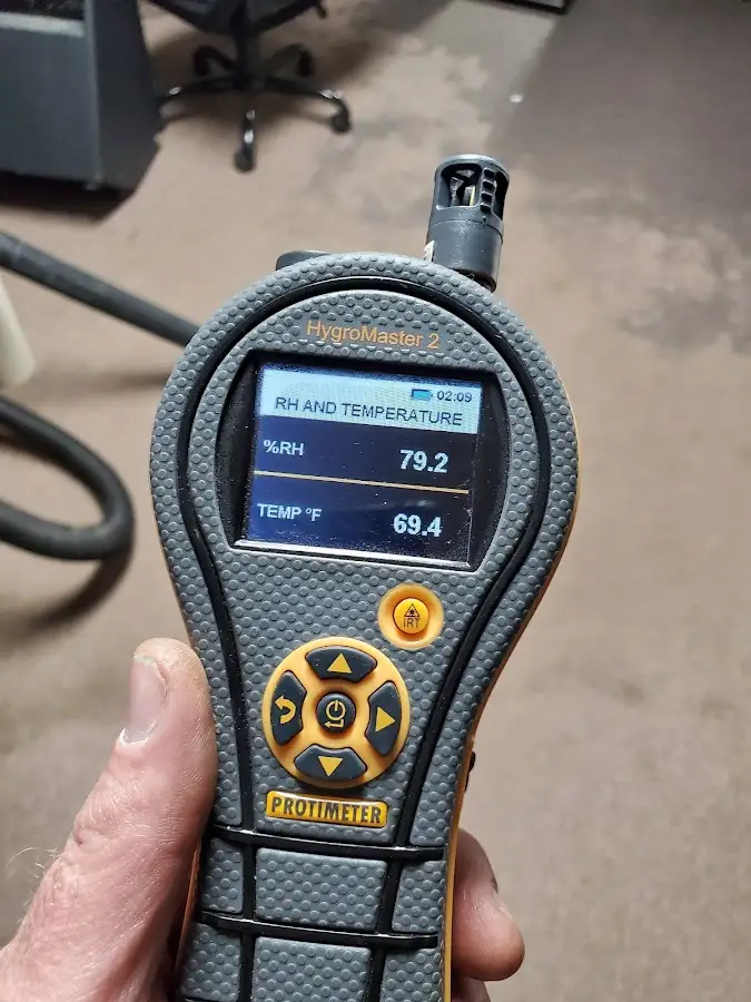 Moisture meter humidity assessment for Mold Remediation & Removal in Rome